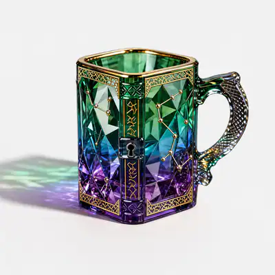 Sternzeichen Glas Becher, 8 Oz Celestial Constellation Kaffee & Teetasse mit
