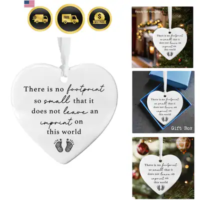 Fehlgeburt Geschenke für Mütter, Baby Verlust Denkmal Herz Ornament, 3 Zoll