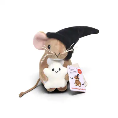Teddy Hermann Halloween Maus mit Geist Plüschtier Stofftier Geschenk 94705 Deko