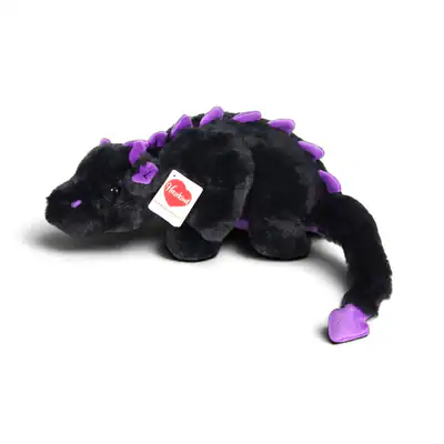 Teddy Hermann Black & Purple Dragon, Logan. Plüschtier Kuscheltier von