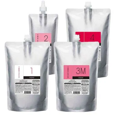 LEBEL IAU Cell Care System Treatment Refill Mset (1+2+3M+4)