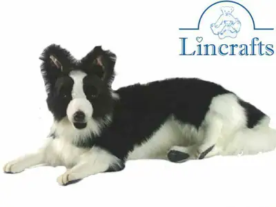 Hansa Border Collie 4564 Plüschtier Kuscheltier verkauft von Lincrafts UK Est