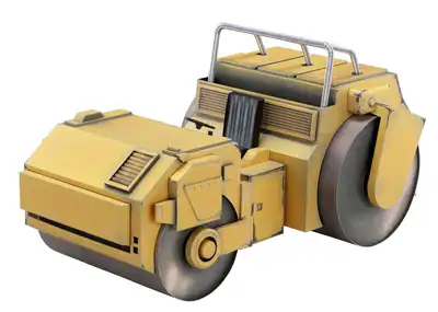 Jojo's Bizarre Adventure 3rd Paper Craft Road Roller (Supervised by Hirohiko A