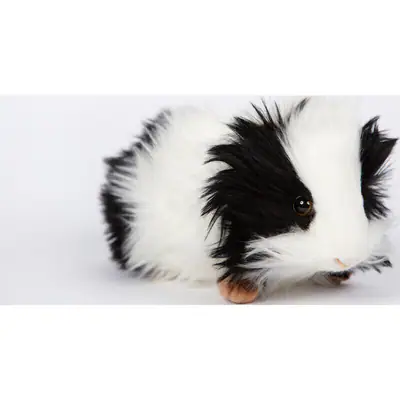 Meerschweinchen schwarz/weiß Stofftier von Hansa 4592 - brandneu - Lincrafts UK