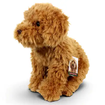 Faithful Friends Cavapoo Plüsch Welpe Hund Stofftier 24 cm hoch. Kinder Hunde