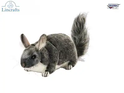 Hansa Chinchilla 6294 Plüschtier Kuscheltier verkauft von Lincrafts UK Est. 1993