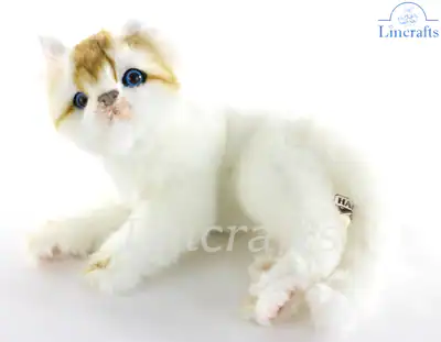 Hansa White Tabby Kätzchen 7979 Plüschtier Kuscheltier verkauft von Lincrafts