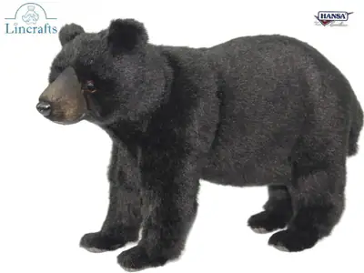 Schwarzbär Plüschtier Kuscheltier von Hansa 8068 - Brandneu - Lincrafts UK Est