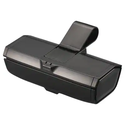 Auto Sonnenbrillen Etui Halter groß schwarz DZ574