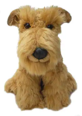 Airedale Terrier Plüschtier Stofftier Hund Teddy Treue Freunde 25 cm Welpe