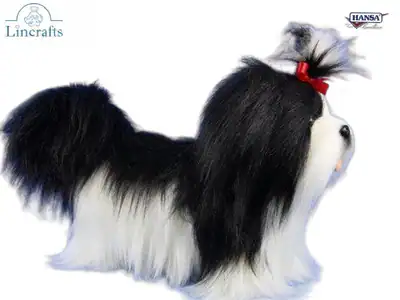 Shih Tzu Plüschtier Stofftier Hund von Hansa 8380 -brandneu- Lincrafts UK Est
