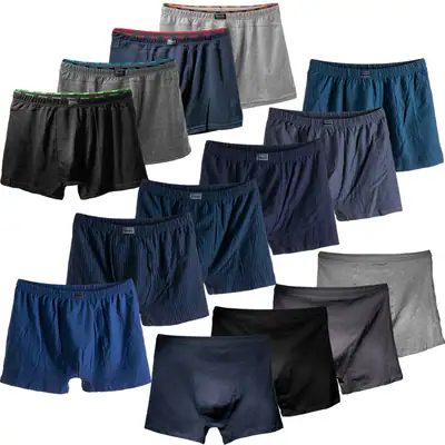 4 St. Herren Boxershorts M - 10XL Unterhose Retroshorts Unterwäsche Übergröße
