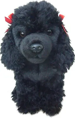 Schwarzer Pudel Plüschtier Stofftier Hund Teddy von Faithful Friends 23 cm H