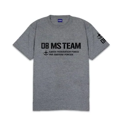 Cospa Gundam 08th MS Platoon 08th MS Platoon Heavyweight T-Shirt MIX GRAU MSize