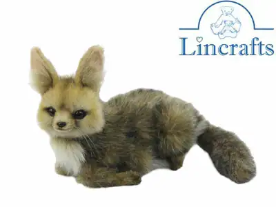 Hansa liegender Cape Fox 8093 Plüschtier Kuscheltier verkauft von Lincrafts UK