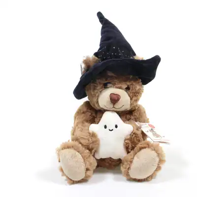 Teddy Hermann Halloween Bär mit Geist Plüschtier Kuscheltier Grusel Geschenk