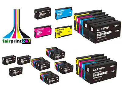 XXL-Patronen für HP 963XL HP 963 kein original,XXL-Füllmenge Chipversion 07/2026