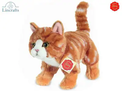 Teddy Hermann Ginger gestreifte Katze 90682 Plüschtier Stofftier Lincrafts UK