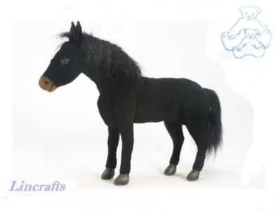Hansa Black Stallion 3522 Plüschtier Kuscheltier verkauft von Lincrafts UK Est