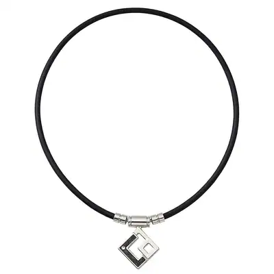 Magnetkette Colantotte TAO Halskette AURA Lim ACAPK01 BK/BK M