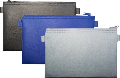 3 x Banktasche Kunstleder Geldtasche Aufbewahrungstasche Geldmappe Kfz Tasche