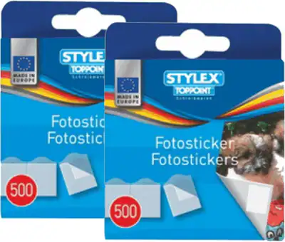 5000 Fotokleber Photo Klebepads Fotosticker Sparpack (10 x 500 St) Fotoalbum