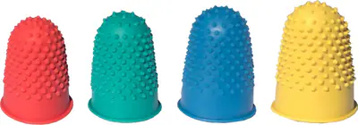 2 x Blattwender Gummifinger Zählfinger Fingerhut Kuppe Fingergummi 15 bis 21 mm