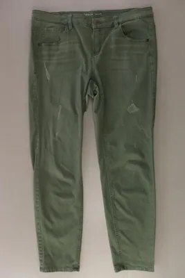 Taifun Straight Jeans Regular Jeans für Damen Gr. 44, XL olivgrün aus Baumwolle