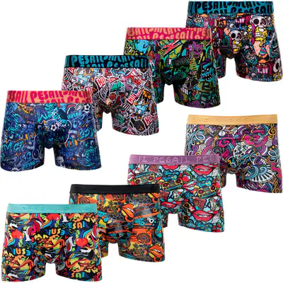 8er Pack Herren Boxershorts Unterhose Retroshorts Übergrößen Unterwäsche M- 6XL