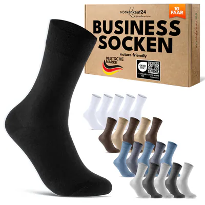 Premium Socken Komfortbund ohne Gummi ohne Naht Business Herren Damen Baumwolle
