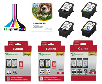 Original Canon für PIXMA TS3550i TS3551i TS3750i TS3751i TS3752i oder Fotopapier