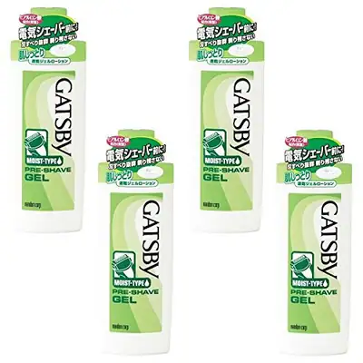 GATSBY Pre-Shave Gel 140ml (4 Stück)