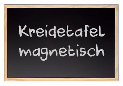 Kreidetafel Schultafel Holz MAGNETISCH 40 x 60 cm Pinnwand Magnettafel Maltafel