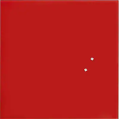Glasmagnettafel rot 45 x 45 cm Magnettafel aus Glas Glasboard Pinnwand Memoboard