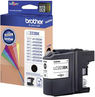 Original Brother LC223 BK schwarz black OVP DATUM 2028 !