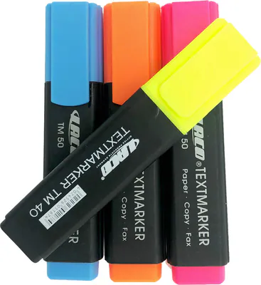 4 Textmarker Marker Leuchtmarken Laco 2-5 mm Marker