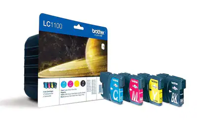 Original Brother LC1100 MultiPack SparPack Set 4 Patronen in OVP DATUM 2026