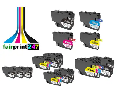 Patronen für Brother ersetzt LC426XL LC426 einzeln C M Y BK oder Set - Auswahl