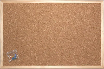 Pinnwand MIT Naturholzrahmen Pinwand Kork Memoboard 60 x 80 cm NEU