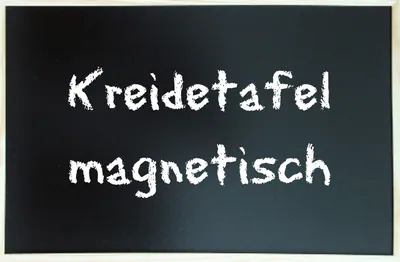Kreidetafel Schultafel + 12 x KREIDE magnetisch 80 x 120 cm Magnettafel Holzrah