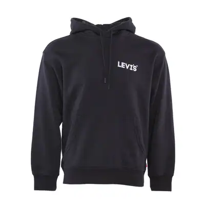 Levi's Kapuzenpullover Schwarz Logo Fleece Hoodie Pullover Gr. S Herren 38479029