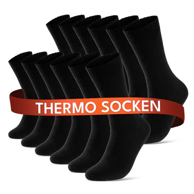 THERMO Socken Herren Damen Wintersocken mit Innenfrottee Baumwolle