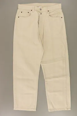 ✅ Replay Straight Jeans Regular Herrenjeans Gr. W34, M, 50 creme aus Baumwolle ✅