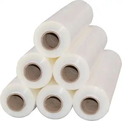Freiziel® 6 x Rollen Stretchfolie 50 cm Verpackungsfolie 23my 2,5 kg transparent