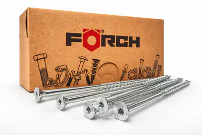 Holzbauschrauben Schrauben Torx 6,0 x 140 mm 100 Stück Förch verzinkt