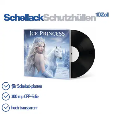 Schutzhüllen, Vinyl Schallplatten TYP 100, 270x270 mm 10" 25 St.