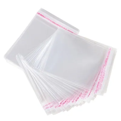 Adhäsion Tüten Beutel Plastiktüte Selbstklebend Verschließbar Verpackung Folie