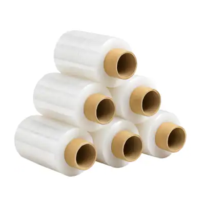 6 x Mini Rollen Stretchfolie Verpackungsfolie 23 my Transparent 150m