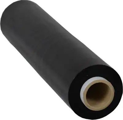 1 x Rolle Stretchfolie Palettenfolie Verpackungsfolie 23 my 2,5 kg Schwarz