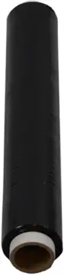 TOP 1 Rolle Paletten-Folie Hand-Stretchfolie Wickelfolie 23 my 1,5 Kg schwarz